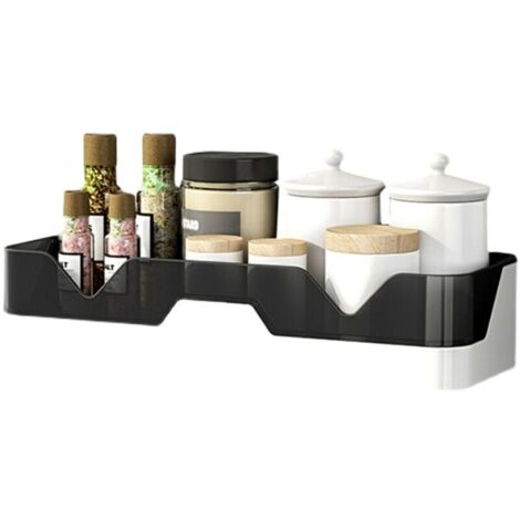 Etagère Douche,Serviteur de Douche Sans Perçage, Paniers Rangement D'organisateur de Douche Mural pour Salle de Bain/Cuisine (1/5)