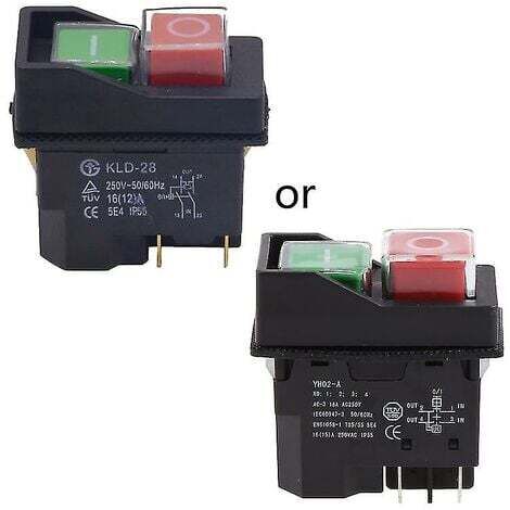 Kld28 4-Pole 16A Electromagnetic Safety Push Button Switch, Easy to Use (1/4)