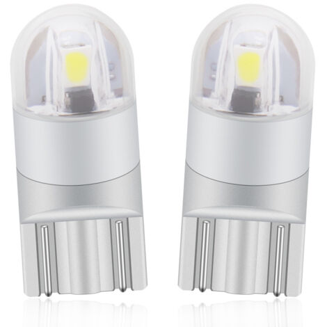 T10 W5w Led Parking Light Sidelights 12v 6000K White 168 194 Leds Turn Signal For Bulb Plate Clearance Lights Car Motorcycle - One Year Warranty