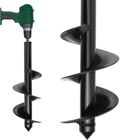 Gardening Twist Drill Bit 9 x 40cm Cordless Drill Bit with Sturdy Shaft Ideal for Installing Plants, Flower Pots, Digging Holes (1/5)