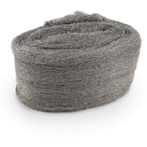 Laine d'acier inoxydable  Maille métallique de qualité 0000  Doux, flexible, réutilisable  pour nettoyer, polir, verre, fenêtres, carrelage, bois, métal, cuivre, laiton