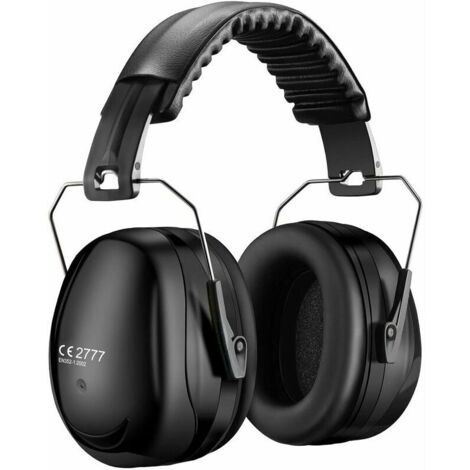 Protection auditive Casque Anti Bruit Adulte, Casque Antibruit SNR 34dB avec Sac de Transport, Cache-Oreilles Reglables, Protection Auditive pour Concert Chantier Voyage (1/4)