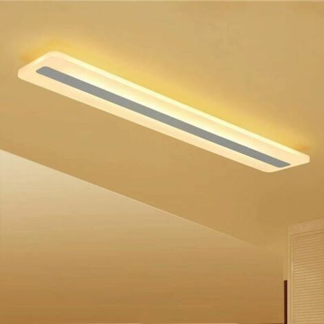 Led plafonnier moderne balcon minimaliste ménage allée couloir rectangulaire ultra-mince couloir long porche lampe longueur 40 largeur 9CM Plafonnier (1/3)