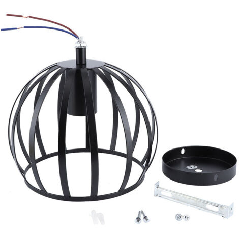 Jeffergarden E27 Rustic Cage Chandelier Pendant Ceiling Light Shade for Hallway Lighting 110V-220V (1/5)
