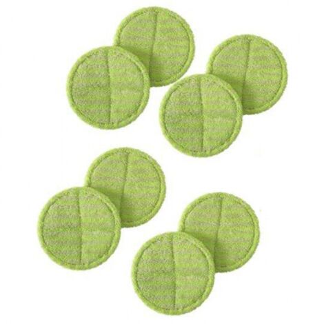 Green 8Pcs Replacement Pads Set for Cordless Electric Spin Mop Sweeper, Cordless Electric Spin Mop Scrubber Pad (1/5)