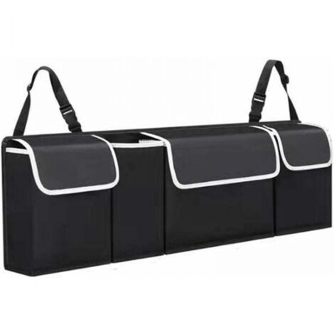 Car Trunk Organizer, Car Trunk Organizer, Multiple Pockets, Waterproof Foldable Space Saving Storage Bag, Suitable for SUV (1/5)