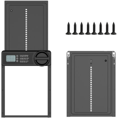 Automatic Chicken Coop Door with Waterproof Programmable LCD Screen, Automatic Chicken Coop Door is made of aluminum alloy, battery powered, timer controlled, anti-pinch (1/4)