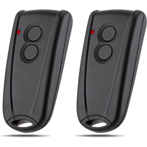 Garage Door Remote Control, 2 Button 433MHZ Wireless Roller Shutter Door Remote Control, Compatible with Ecostar RSC2-433, RSE2-433 Gate Remote Control, 2 Pack (1/5)