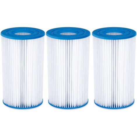 Set of 3 Filter Elements for Swimming Pool Air Conditioner, Pool Water Pump Filter (1/4)