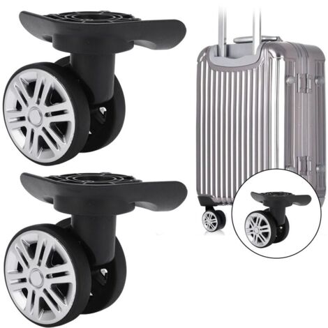 1 Pair Suitcase Swivel Wheels Replacement A19 Casters, Suitcase Travel Case Wheel Accessories