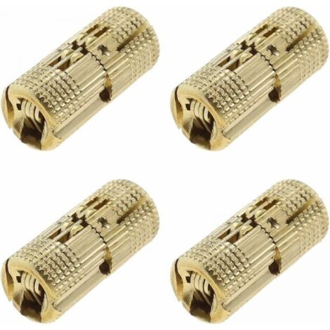 4pcs Brass Invisible Hidden Barrel Hinge 10mm for Jewelry Box Hardware Folding Table Cabinet Door Crafts Hardware Accessories (1/5)
