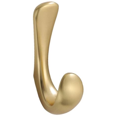 1 Pieces Coat and Hat Hooks Strong Metal Hooks for Hanging Clothes Hooks Wall Mounted Towel Hooks for Home, Gold (1/4)