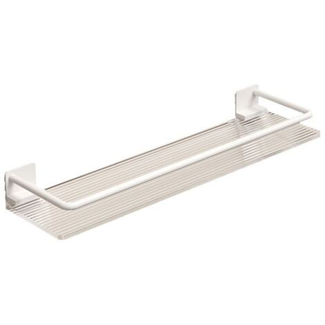 Bathroom Organizer, Adhesive Wall Shelf, Floating Shelves, Shower Corner Storage, Decorative Towel Rack (1/5)