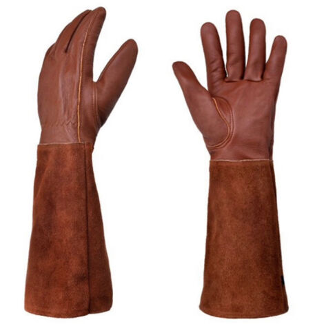 Gardening Gloves - Rose Pruning Thorn & Cut Resistant Gardening Protection Gauntlet, 42cm