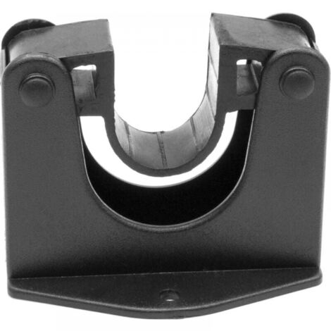 Universal wall mount for vacuum cleaner hose for 16-30 mm telescopic vacuum cleaner handle - attachment, black (1/4)