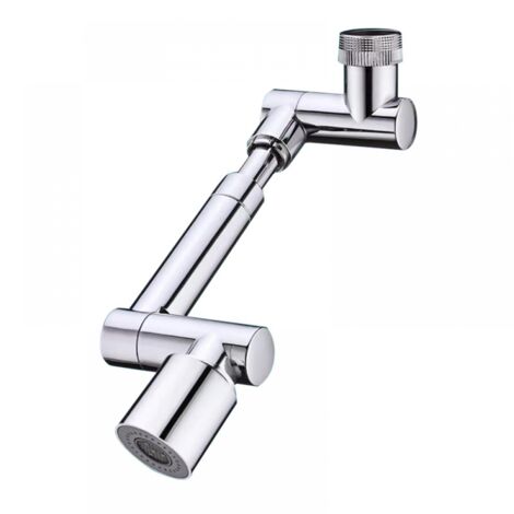 1PC 1440° Universal Faucet Extender Silver 2 Spray Modes Multi-function Kitchen Faucet Splash Filter Swivel Faucet (1/5)