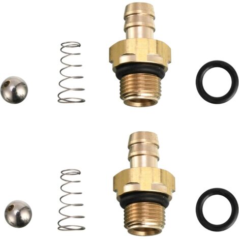 Compatible Chemical Injector Set for Pressure Washer, Pressure Washer Replacement Accessories for 203640GS 190593GS 190635GS (1/4)