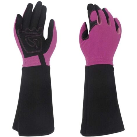 Garden Gloves, Thorn and Cut Resistant Gardening Gloves - Long Rose Pruning Gloves - Long Gardening Gloves for Women and Men 38cm (1/5)