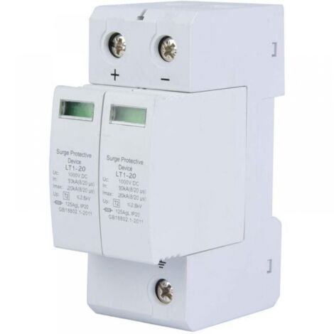 Solar Surge Protector, Solar Panel Surge Protector, Photovoltaic Surge Protector, 2P 20KA Household Lightning Surge Protection Device (1/5)