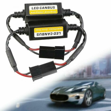 H7 LED Headlights, Canbus Error Free Warning Resistor Decoder, Anti-Flicker (UK) (1/5)