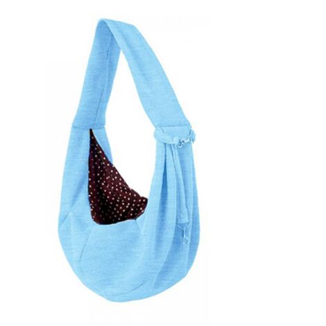 1pc blue,20X23X45cm,Cat/Dog Carrier Bag, Single-shoulder Sling Carrier Bag for Dog and Cat Pet Sling Bag Carrier Holder (1/4)