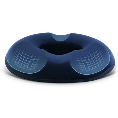 Orthopedic Coccyx Cushion - Ergonomic Medical Gel and Memory Foam Buoy, Men's Size (1/4)