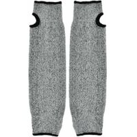 Manchon de protection pour bras, manchon pour bras de sécurité, Gants de travail à manches longues anti-abrasion résistant aux coupures HPPE pour jardin, cuisine et travaux agricoles (35cm)