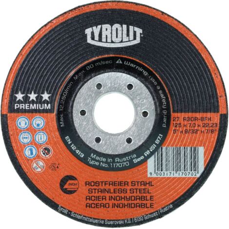 TYROLIT - Disco abrasivo per sgrossatura PREMIUM (1/2)