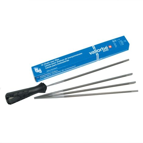 Lima rotonda diametro4 mm 5/32" confezione da 12pz VALLORBE LC1000003532 (1/2)