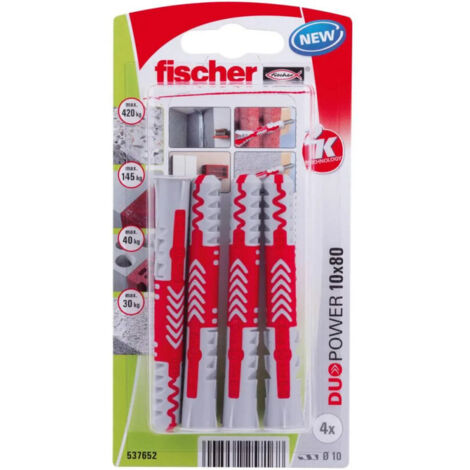 Tasselli Duopower 10x80 4 pz. FISCHER 537652 (1/6)