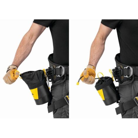 Petzl – Borsa porta attrezzi grande 6 litri – Telone TPU impermeabile e resistente UV – Due portamartelli esterni – S047BA02 (1/3)