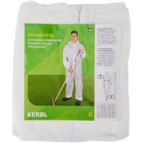 Tute monouso XL'bianche 45 g KERBL 3430KER (1/4)