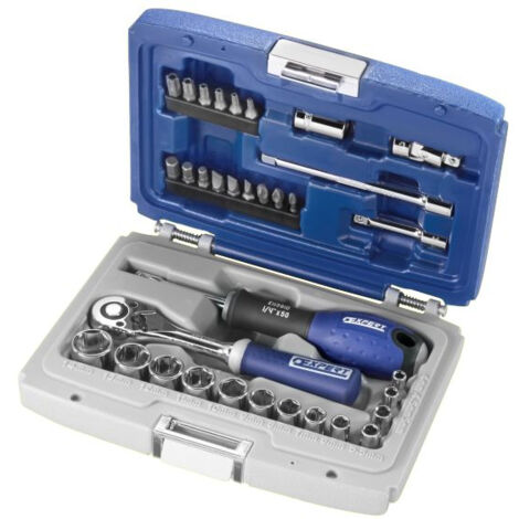 Set di bussole 1/4 EXPERT di Facom - 34 pezzi - E194672