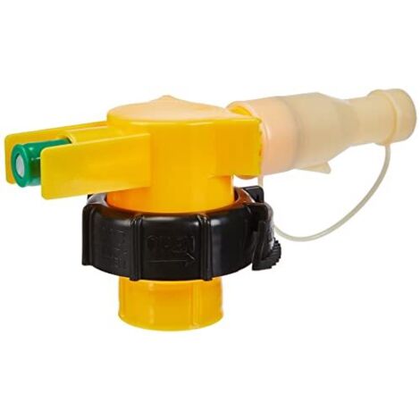 Ratioparts Liqui Flow Autostop No Spill, Sistema di riempimento Automatico per Carburante, Giallo, 14 x 3,5 x 8,5 cm