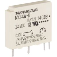 Takamisawa NY-12W-K-IE Relè per PCB 12 V/DC 5 A 1 NA 1 pz.