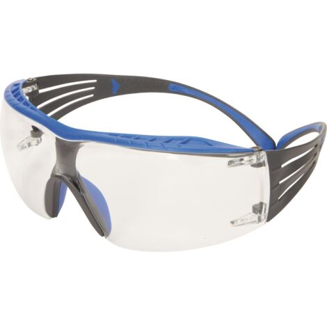 Gafas de seguridad SecureFit 400X montura azul/gris'Scotchgard Anti-vaho (K&N) Lente transparente 3M SF401XSGAFBLU (1/5)