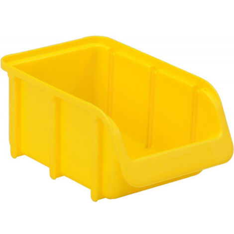 Caja almacenamiento apilable polipropileno amarillo de 0,73 L'100 x 165 x 75 mm Linbin n潞 2 H眉nersdorff H脺NERSDORFF WE6722 (1/2)