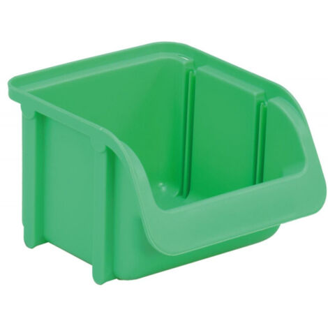 Caja almacenamiento apilable polipropileno verde de 0,46 L'100 x 115 x 75 mm Linbin n潞 1 H眉nersdorff H脺NERSDORFF WE6714 (1/2)