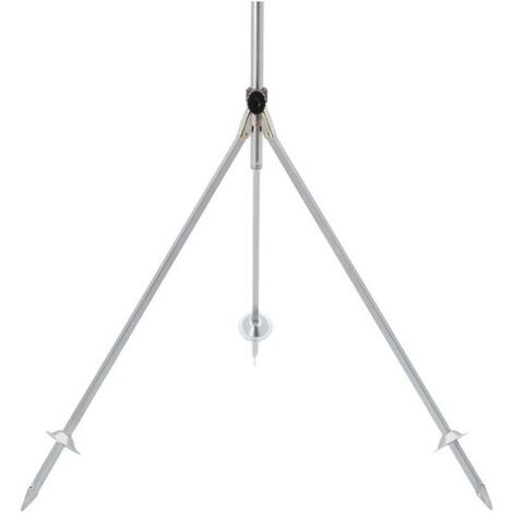 Trípode 2xG3 / 4Zoll AG STA galv. Con puntas de soporte GEKA