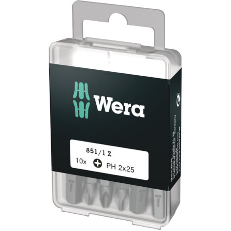 Puntas PH 2x25 (10 Uds.) WERA SC8511ZPH2DIY (1/2)