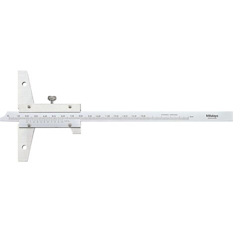 MITUTOYO Tiefenmessschieber mit Feststellschraube Messbereich 0-200 mm (1/3)