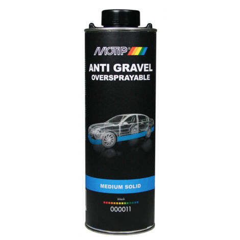 MoTip Steinschlagschutz Medium Solid Schwarz Exzellente Haftung 1000ml (1/5)
