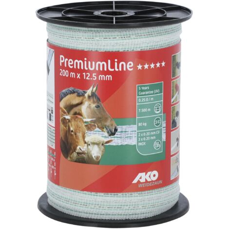 AKO Weidezaunband Premium Line, 200 m, 12,5 mm (1/3)