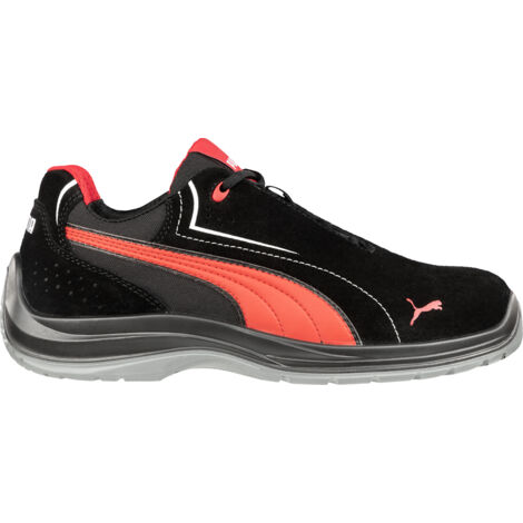 Sicherheitsschuhe LOW TOURING SUEDE LOW S3 ESD SRC - SCHWARZ UND ROT 40