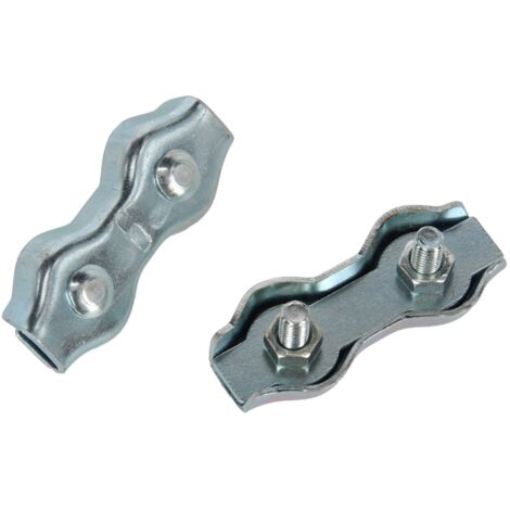 Seilverbinder Duplexklemme für Ø 3 - 6 mm, verzinkt, Stück (1/4)