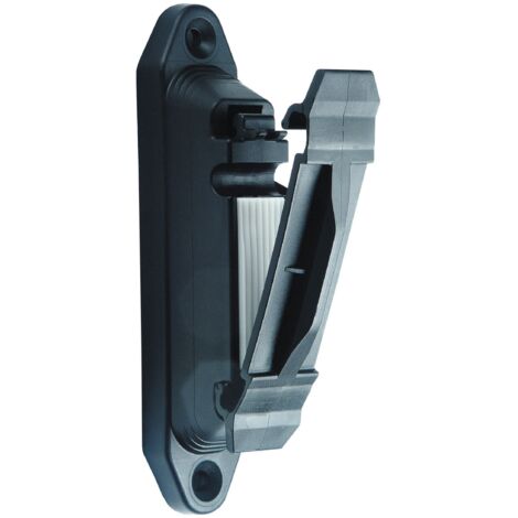Profi-Klemmisolator schwarz 40 mm, 10 Stück (1/3)