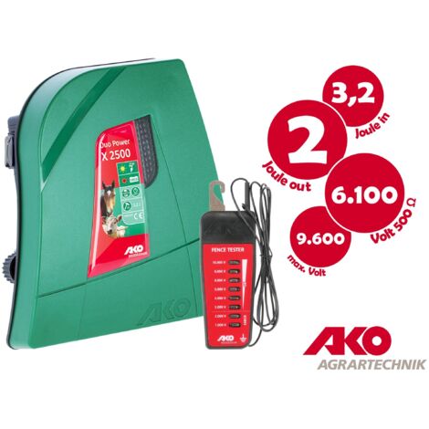 AKO Duo Power X2500 Weidezaungerät für 12V/230V Ausführung: (1/5)