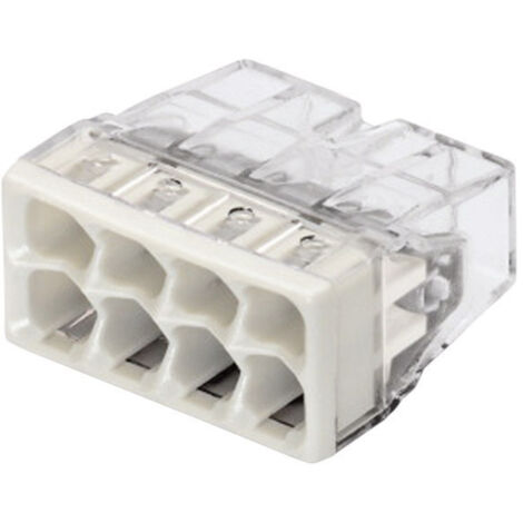 WAGO 2273-208-50 2273 Dosenklemme flexibel: -  starr: 0.5-2.5 mm² Polzahl: 8 50 St. Transparent, Lic