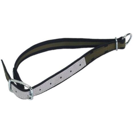 Halsband 85 x 4 cm mit Ovalglied und D-Ring für Kälber (1/3)
