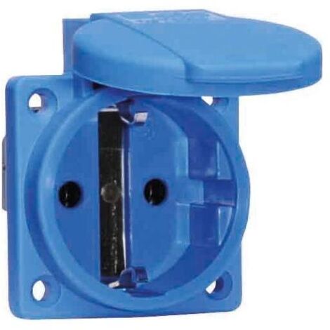 E-Term ANBAUSTECKDOSE IP54 (SCHUKO BLAU 71094) (1/2)